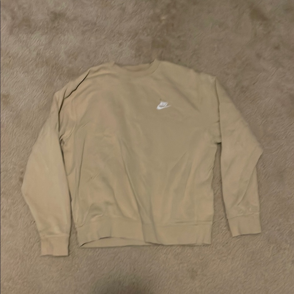 Nike Men's Cream Sweater